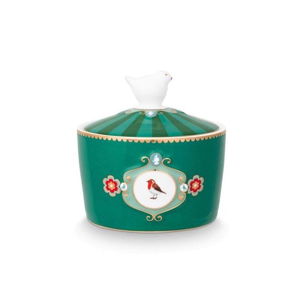 PIP STUDIO Love Birds Yeşil Şekerlik