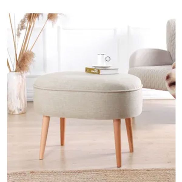 Lorence Home TY4485 Krem Timoon Puf