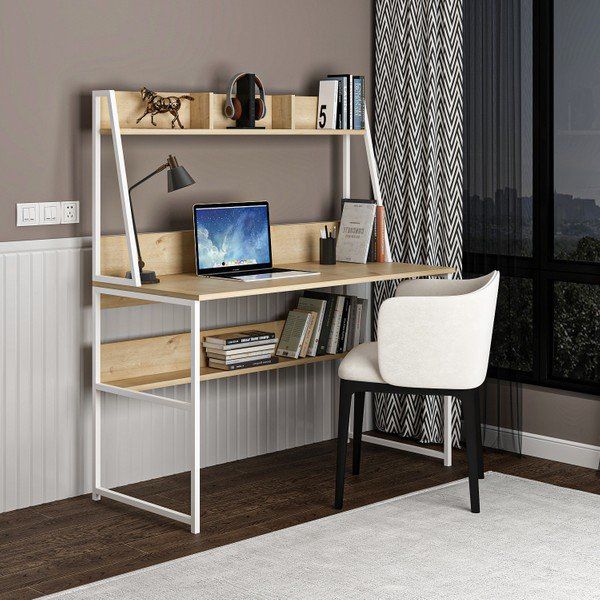 Deconode Majestic 90 cm Çam Çocuk Çalışma Masası