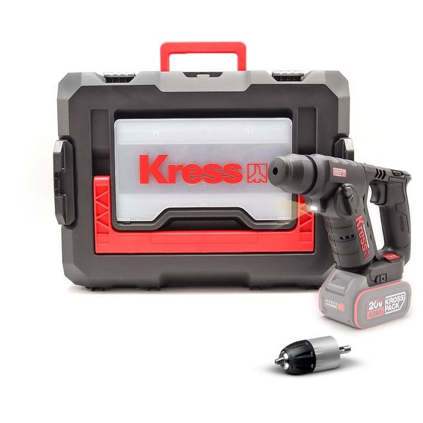 Kress KUC50.91 20 V Kömürsüz Aküsüz 1.7J Profesyonel SDS-Plus 10 mm Mandren ve Pnömatik Matkap