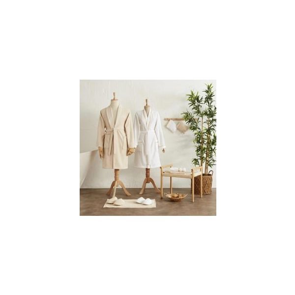Karaca Home Glory Lurex 9 Parça Gold Bej Aile Banyo Seti