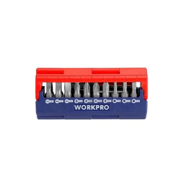 Workpro WP221062 13 Parça Manyetik CR-V Vidalama Bits Uç Seti