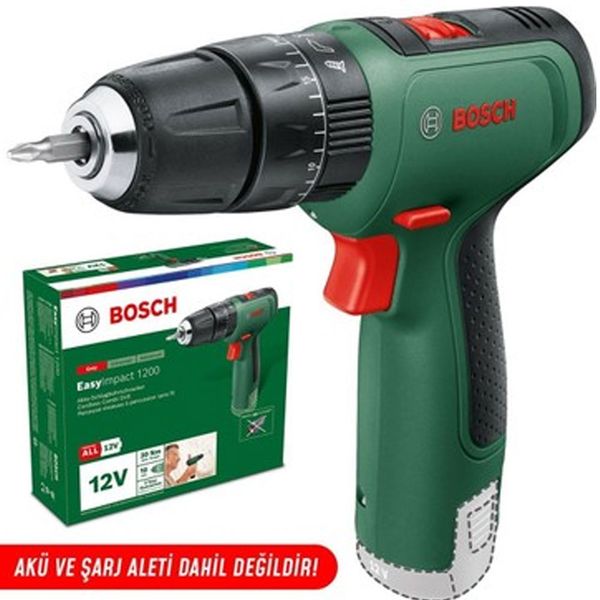 Bosch Easyımpact 1200 Solo Darbeli Delme Vidalama Makinesi