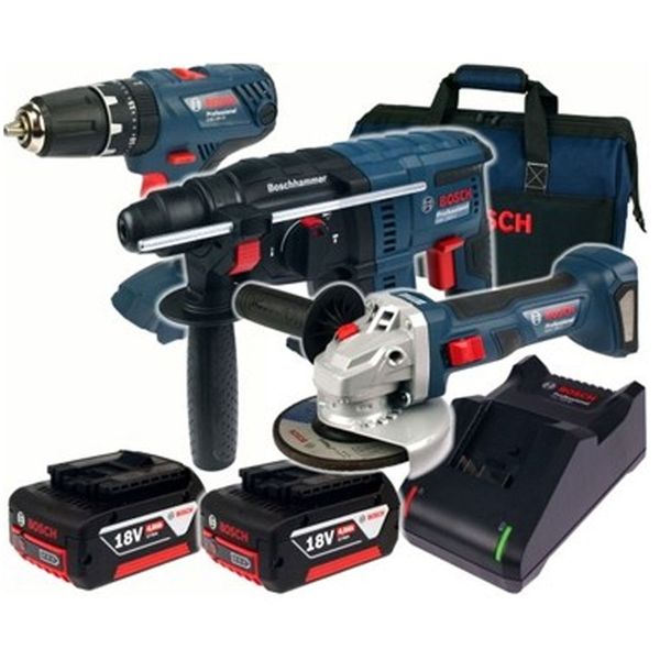 Bosch Gbh 180-Li Gsb 180-Li Gws 180-Li 2X5.0AH Akülü Vidalama Makinesi