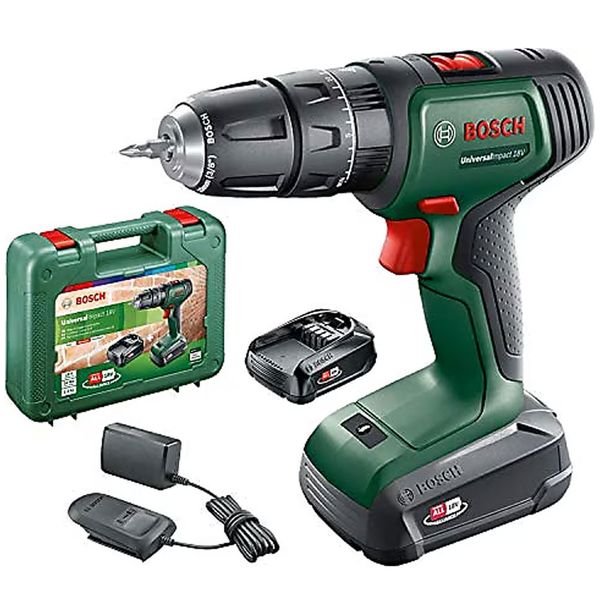 Bosch Solo Universal Impact 18V Delme Darbeli Akülü Vidalama Makinesi