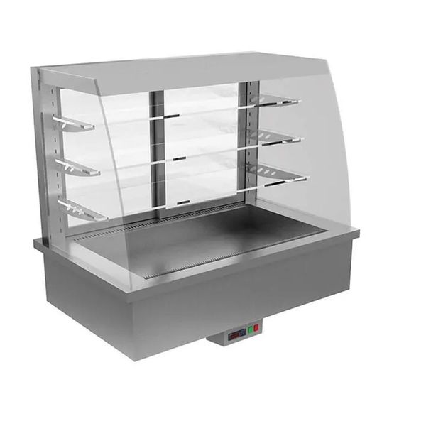 Öztiryakiler 120 cm ETA - 21H12 Model Ankastre Self Servis Sıcak Teşhir Dolabı