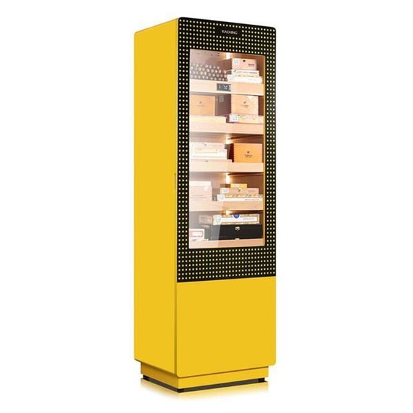 Raching COH275A Sarı-Siyah Elektronik Puro Dolabı