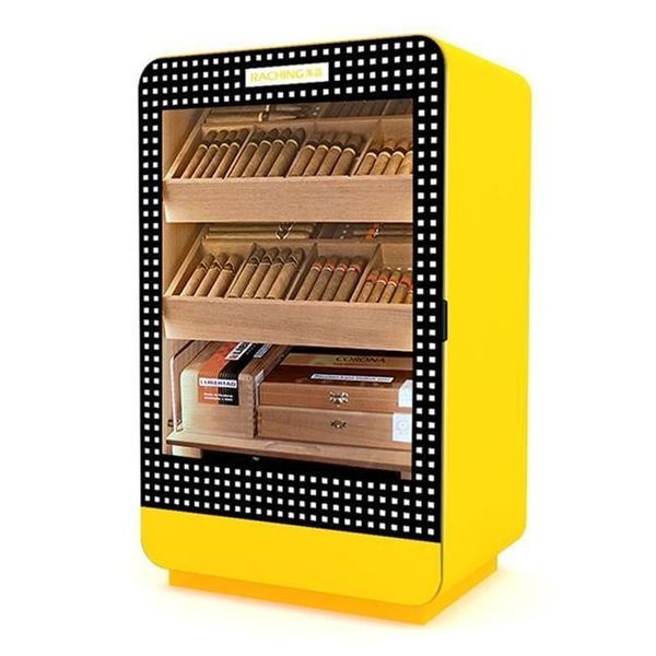 Raching COH90A Sarı-Siyah Elektronik Puro Dolabı