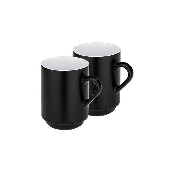 Kela 12756 2'li Set Siyah 300 ml Mattia Kupa