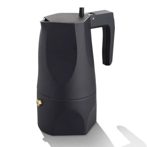 Alessi Ossidiana 150 ml Siyah Moka Pot
