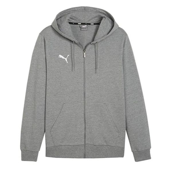 Puma 65859533 Teamgoal Casuals Hooded Gri Erkek Futbol Ceketi