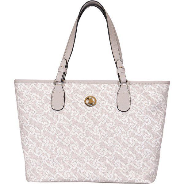 U.S. Polo Assn. US24106 Beyaz Gri 31x26x12 cm Kadın Omuz Çantası