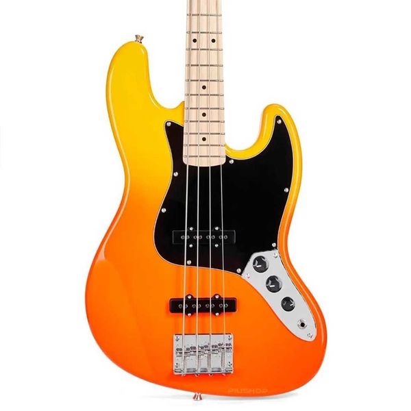 SX SBM1 Burning Fire Bass Gitar