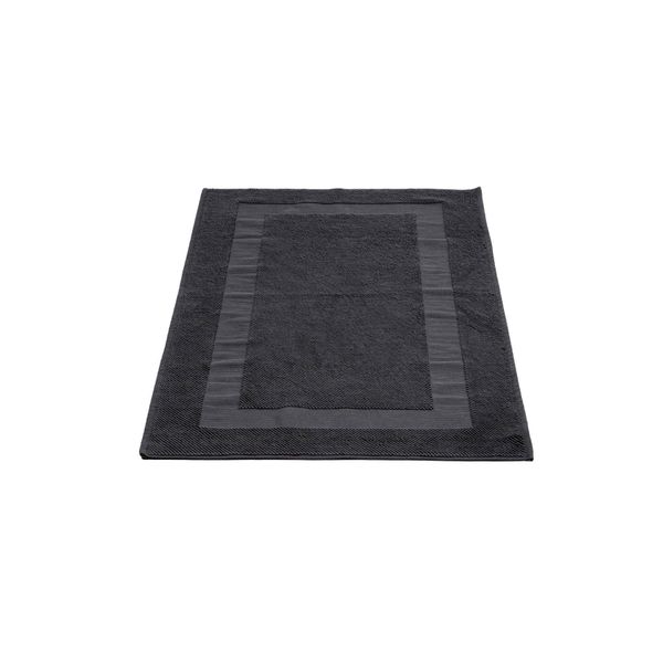Ecocotton Kaia %100 Organik Pamuk Antrasit 50x80 CM Banyo Paspası