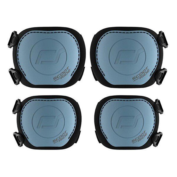 Scoot And Ride 230926-00025 Petrol Mavisi Dizlik ve Dirseklik Scooter Koruyucu Set