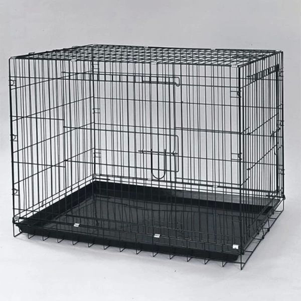 DaYang Geniş Metal Siyah 108x69x77.5 cm Köpek Kafesi