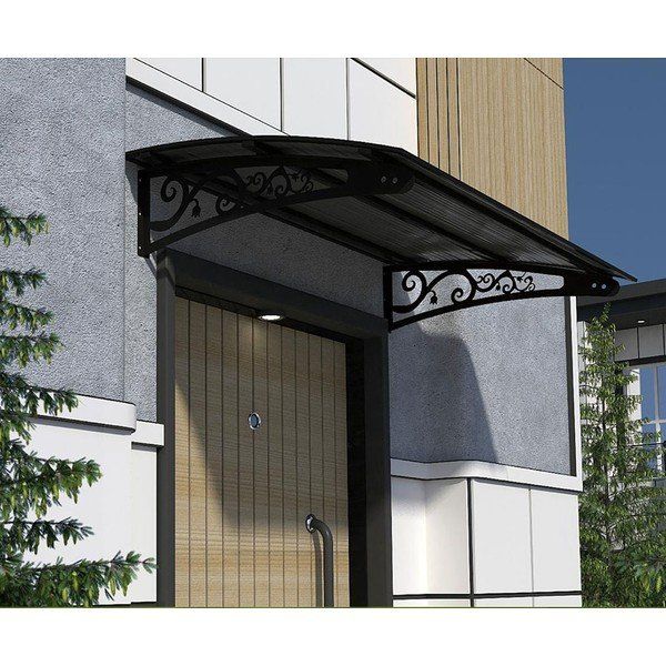Şentürk Yapı 230x100 cm MD2 Metal Taşıyıcılı Kapı Üstü Pratik Sundurma