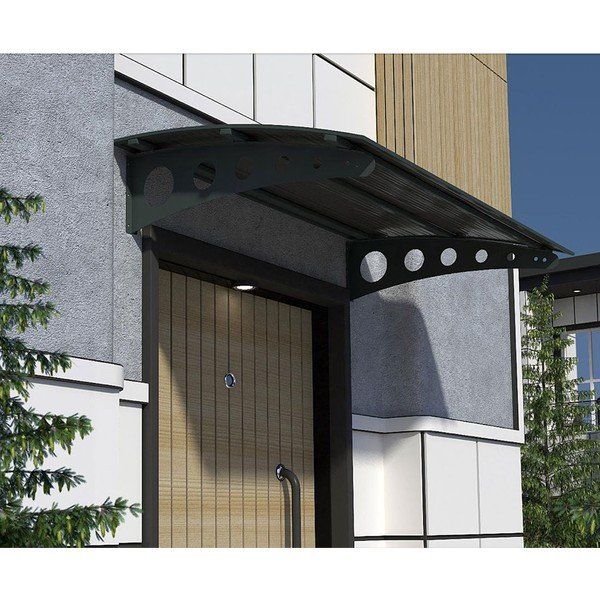 Şentürk Yapı MD1 Metal Taşıyıcılı 240x100 cm Kapı Üstü Pratik Sundurma