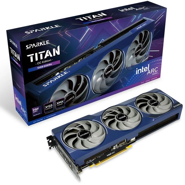 Sparkle Intel Arc B580 Titan OC SB580T-12GOC 12GB GDDR6 Ekran Kartı