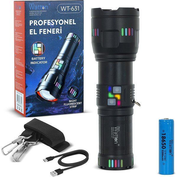 Watton WT-631 30.000 Lümen El Feneri