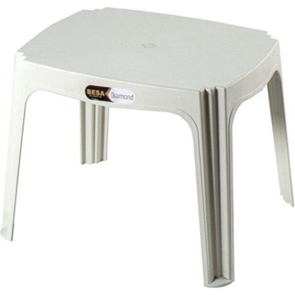 Almina Mor 4 Adet 50x40 cm Plastik Bahçe Sehpası