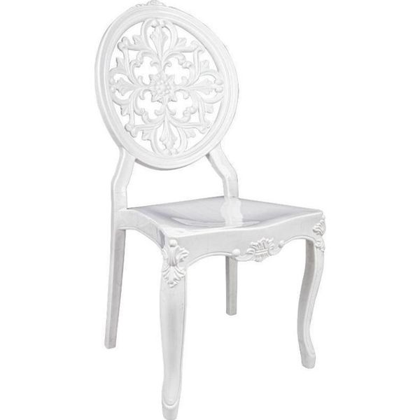 Mandella C Modeli 6 Adet Beyaz Diva Sandalye