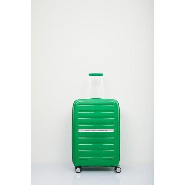 Benetton Trolley 14BNT1000-01-Y Yeşil Büyük Boy Valiz