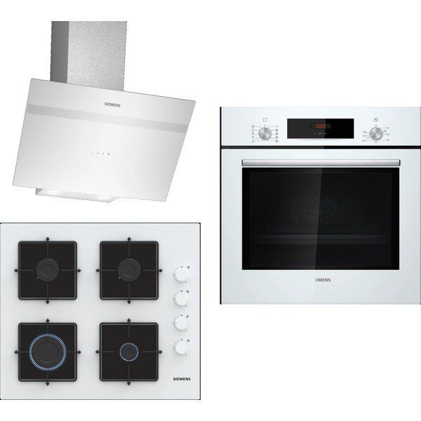 Siemens HB012FBW1T - EO6C2PP30O - LC64KPJ20T Beyaz 3'lü Ankastre Set