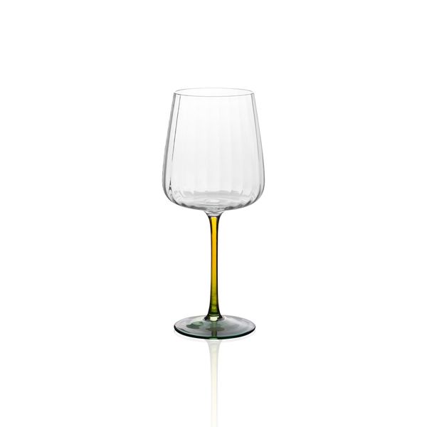The Mia 600 ml Sarı Yeşil Şarap Kadehi