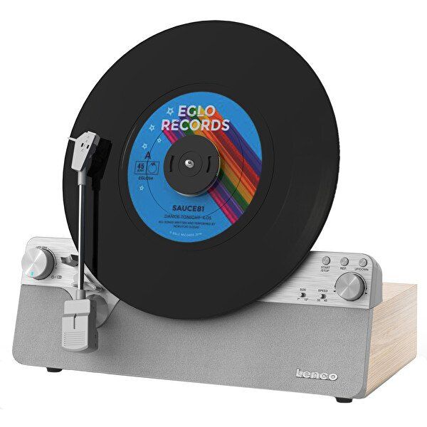 Lenco LSA-071 Retro Tasarım Dikey Dahili Hoparlörlü Bluetooth Pikap