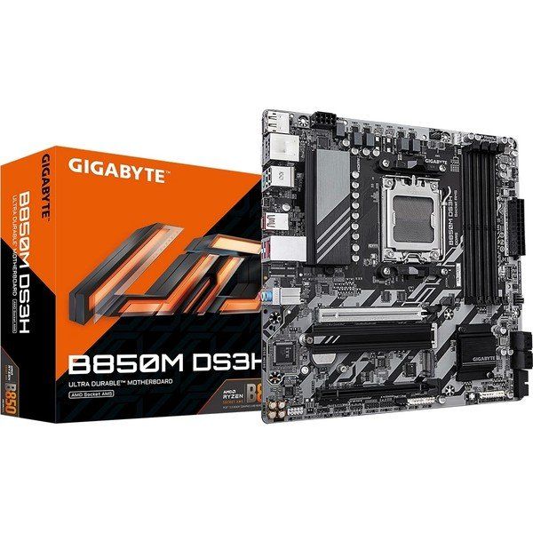 Gigabyte B850M DS3H AMD AM5 DDR5 Micro ATX Anakart