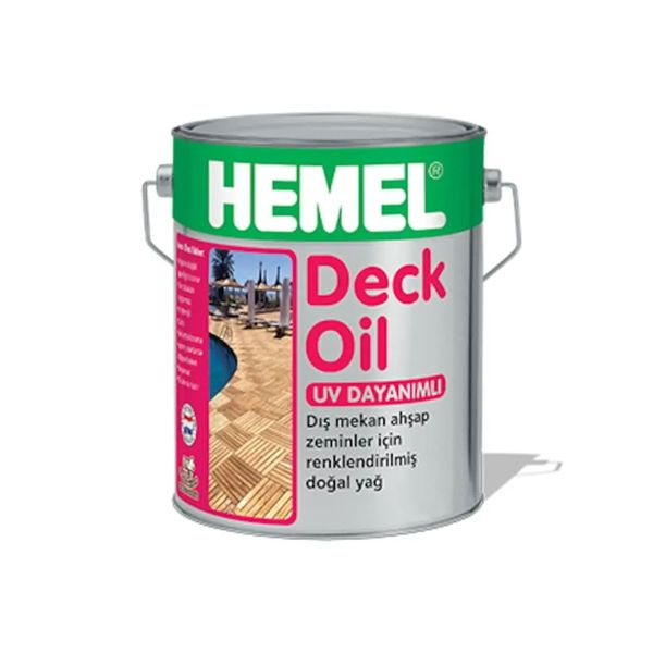 Hemel 2.5 lt Deck Oil Teak Ahşap Boyası
