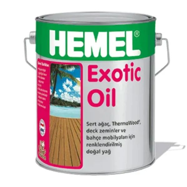 Hemel Exotic Oil Hazelnut 2.5 lt Ahşap Boyası