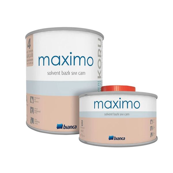 Bianca Maximo Solvent Bazlı Parlak Sıvı Cam 500 ml Boya