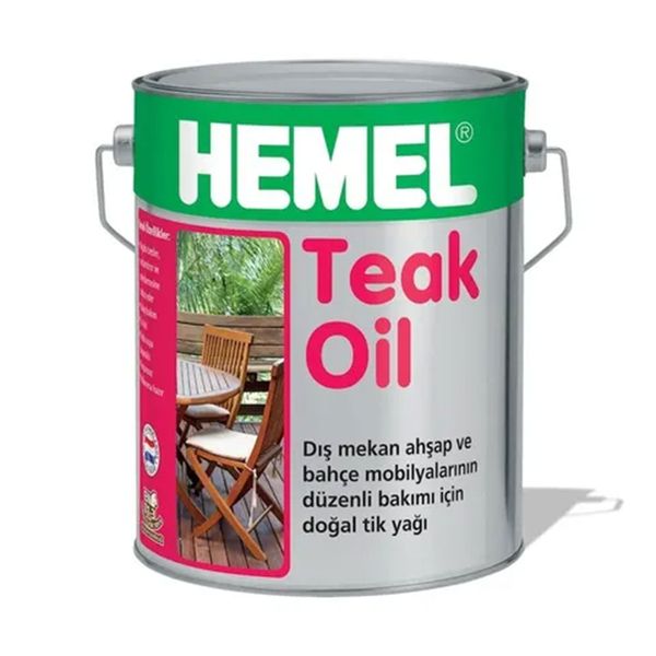 Hemel Teak Oil 1. Sınıf 5 L Tik Yağı