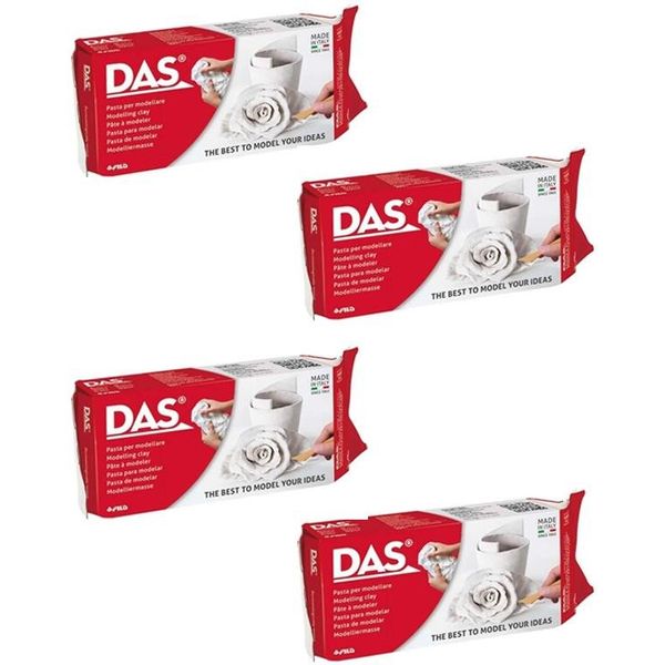 Das Seramik Hamuru Beyaz 500 gr 4 Adet