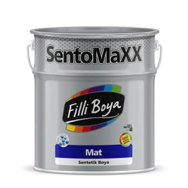 Filli Boya Sentomaxx Sentetik 2.5 lt Mat Siyah Boya