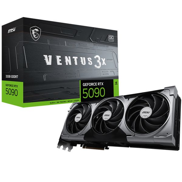 MSI GeForce RTX 5090 32G Ventus 3X OC 32GB GDDR7 Ekran Kartı