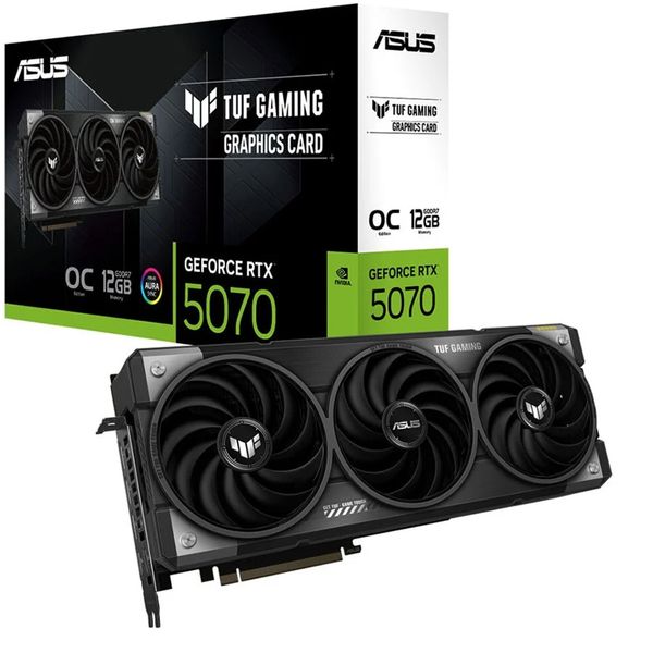 Asus TUF Gaming GeForce RTX 5070 OC TUF-RTX5070-O12G 12GB GDDR7 Ekran Kartı