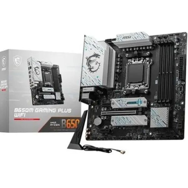 MSI B650M Gaming Plus WiFi AMD AM5 DDR5 Micro ATX Anakart
