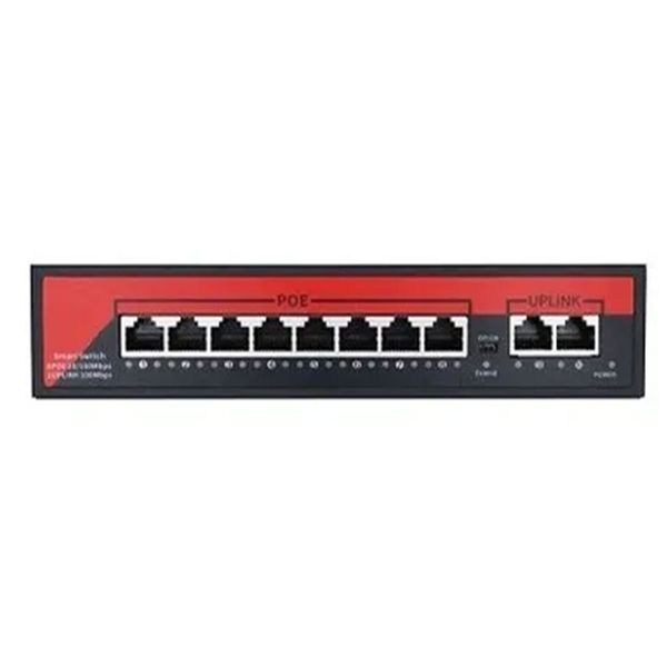 Ezcool EZ-08PSF-FG 8 Port 8GE+2GE F. Gigabit PoE 120 W Switch