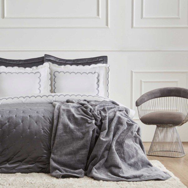 Karaca Home Bride Coll Sharlina 10 Parça Gri Çeyiz Seti