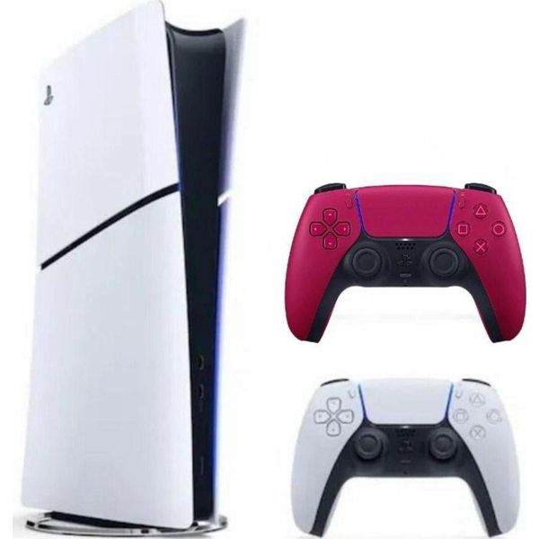 Sony PlayStation 5 Slim 1 TB Dijital Edition Oyun Konsolu + 2. Kırmızı DualSense