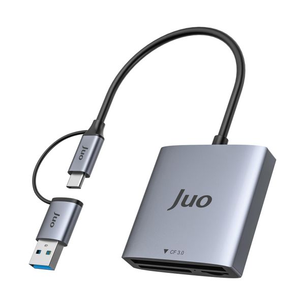 Juo USB 3.2 ve Type-C 3'ü 1 Arada SD/CF/TF Micro SD Hafıza Kart Okuyucu