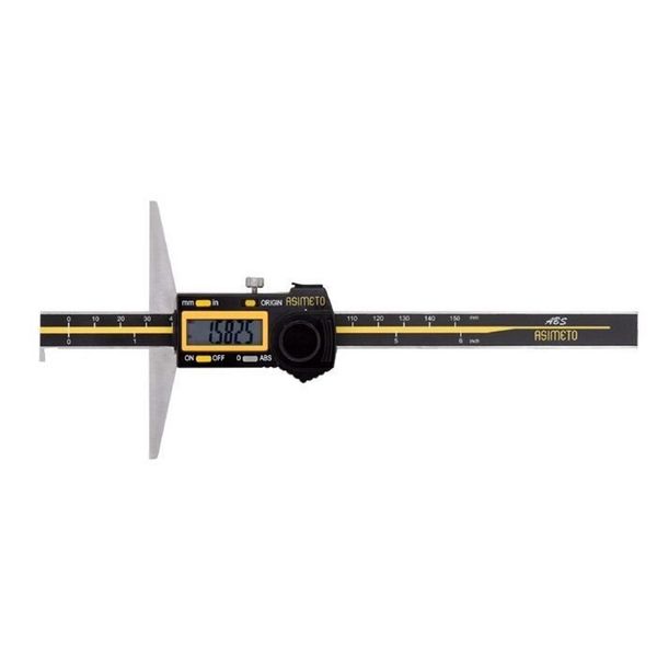 Asimeto AS-322087 0-200 mm ABS Tip Tek Kanca Dijital Derinlik Kumpası