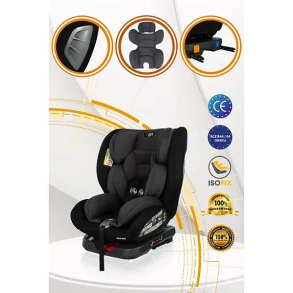 Maxi Taxi Safe Travel 360 dönebilen Isofix Bej Siyah Oto Koltuğu