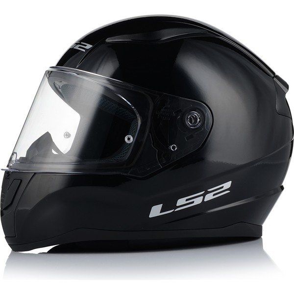 LS2 Rapid 2 Parlak Siyah Kapalı Motosiklet Kaskı
