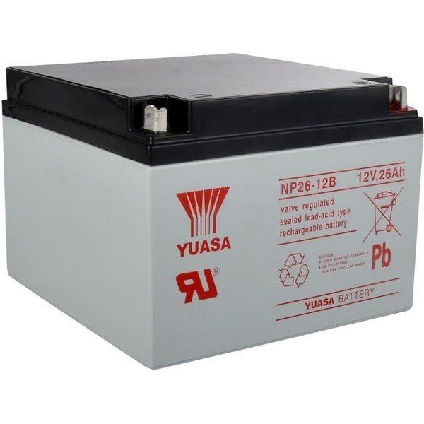 Yuasa NP26-12B 12 V 26 Ah Bakımsız Kuru Akü