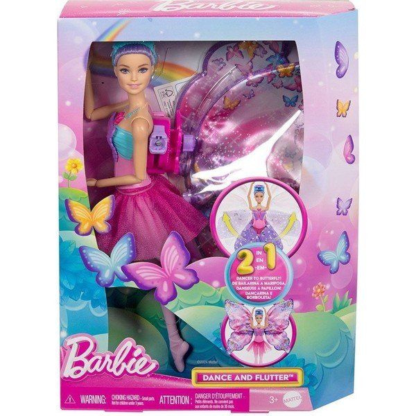 Barbie HXJ10 Barbie Kelebek Dansçı Bebek