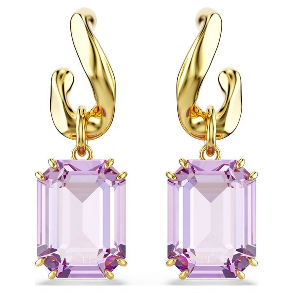 Swarovski 5694784 Millenia Pe Stud Viol-Gos Küpe